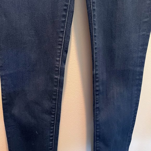 Levi's 721 Stretchy High Rise Skinny Jeans Dark Blue - Picture 5 of 5